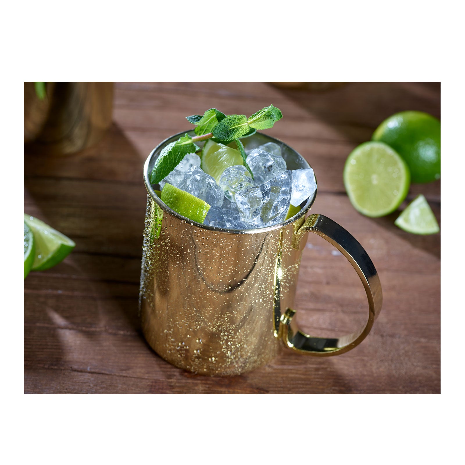 ECHTWERK Moscow Mule Becherset Gold aus Edelstahl 1000 ml