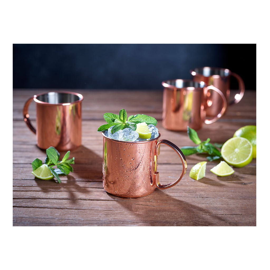 ECHTWERK Moscow Mule Becherset Kupfer aus Edelstahl 480 ml