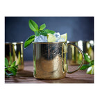 ECHTWERK Moscow Mule Becherset Gold aus Edelstahl 480 ml