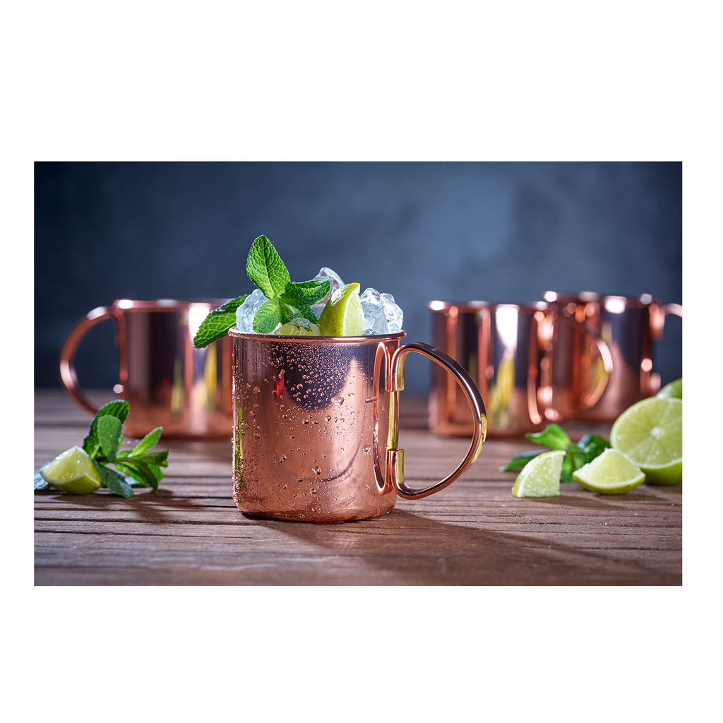 ECHTWERK Moscow Mule Becherset Kupfer aus Edelstahl 480 ml