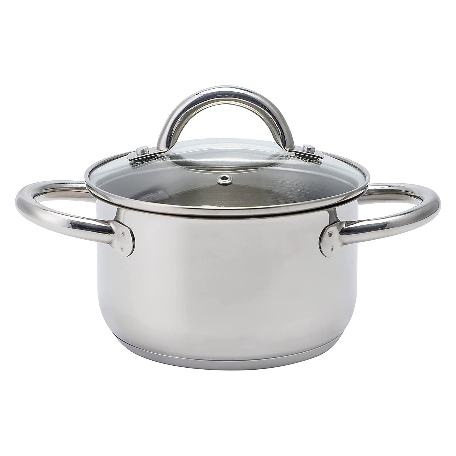 ECHTWERK Induktion Kochtopf-Set aus hochwertigem Edelstahl Silber