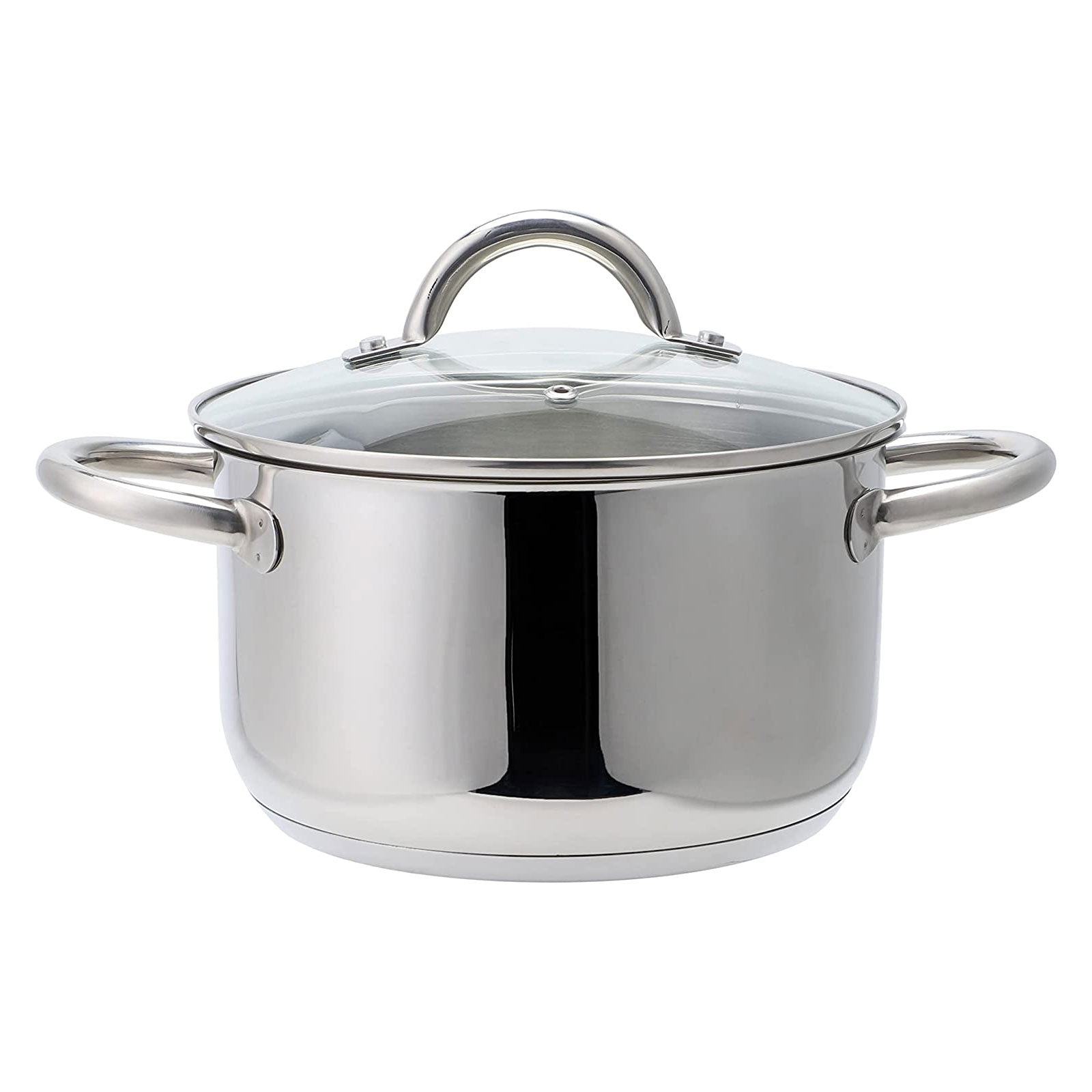 ECHTWERK Induktion Kochtopf-Set aus hochwertigem Edelstahl Silber