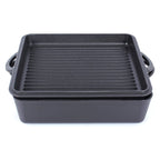 ECHTWERK Universalbräter aus Gusseisen 2-in-1 Set 6,5 L