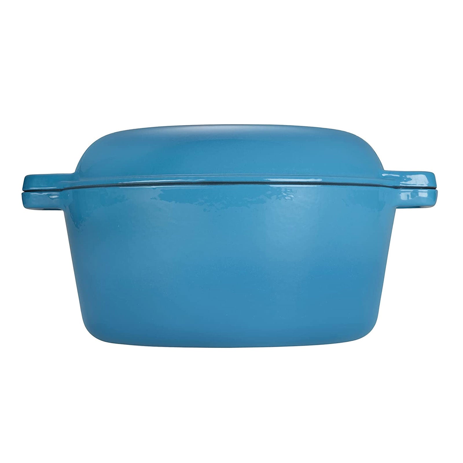 ECHTWERK Schmortopf und Servierpfanne 2-in-1 Set Hellblau aus Gusseisen 3,5 L