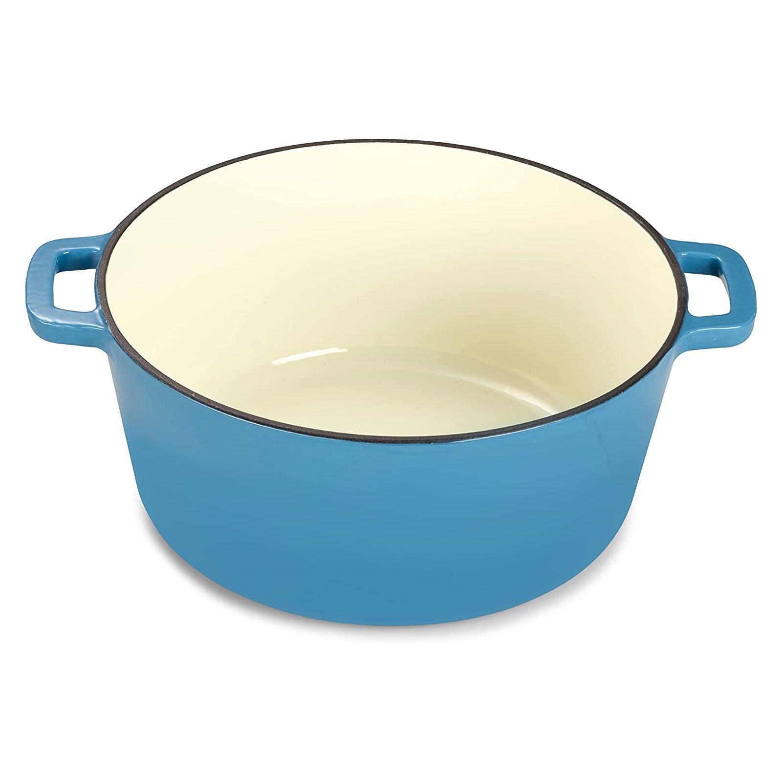 ECHTWERK Schmortopf und Servierpfanne 2-in-1 Set Hellblau aus Gusseisen 3,5 L