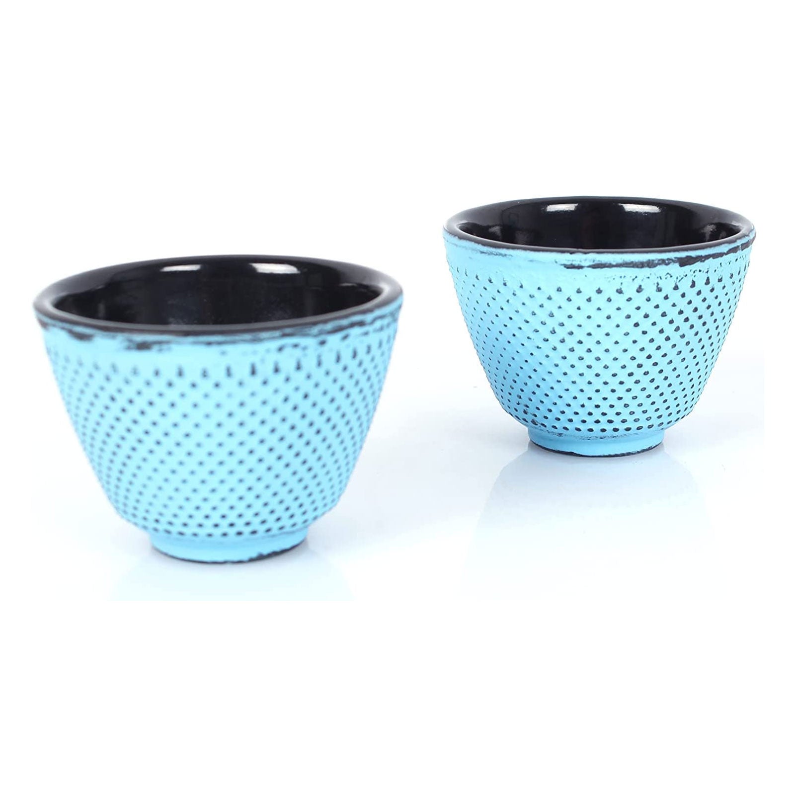 ECHTWERK Teeservice aus Gusseisen Hellblau 0,8 L