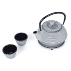 ECHTWERK Teeservice aus Gusseisen Grau 0,8 L