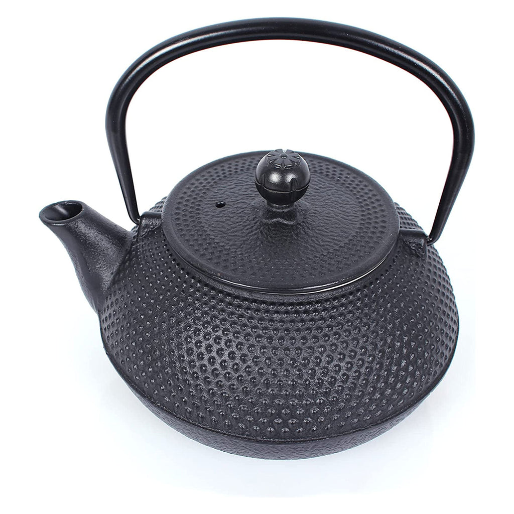 ECHTWERK Teeservice aus Gusseisen Schwarz 0,8 L
