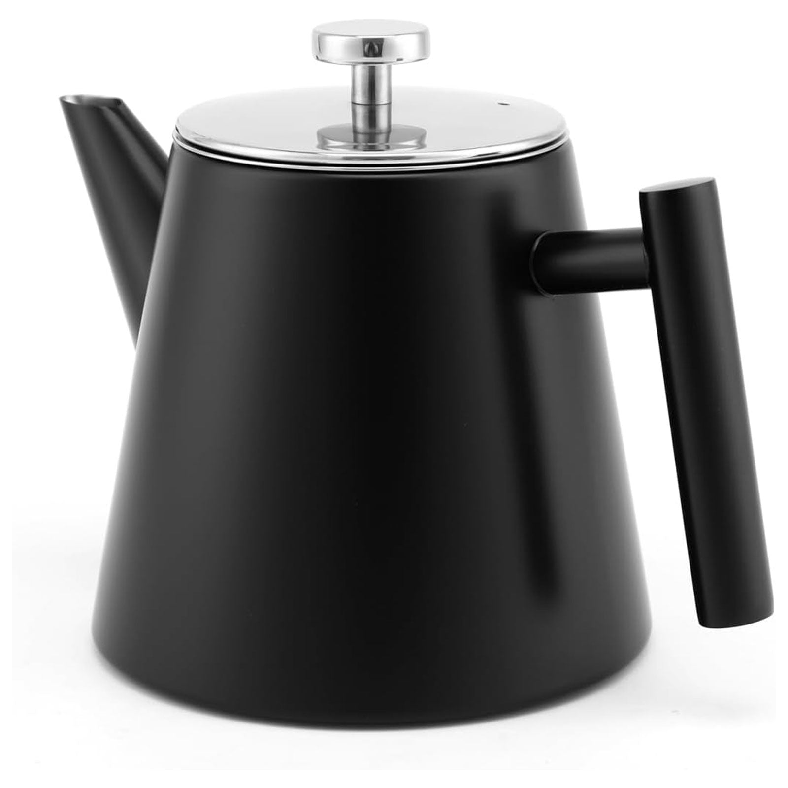 ECHTWERK Doppelwandige Teekanne aus Edelstahl 1000 ml