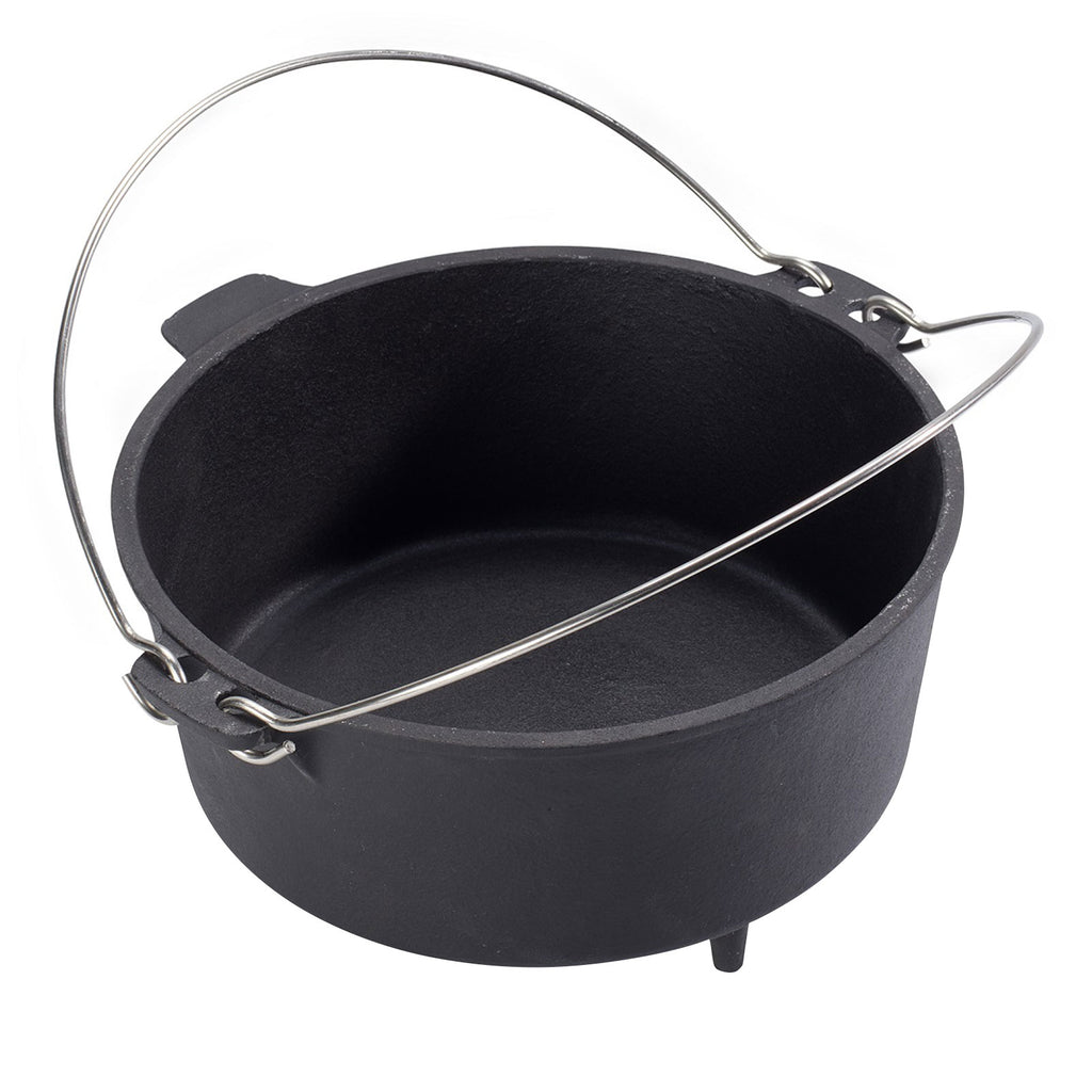 ECHTWERK Dutch Oven Gusseisen BBQ Kochtopf ca. 4 L
