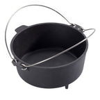 ECHTWERK Dutch Oven Gusseisen BBQ Kochtopf ca. 4 L