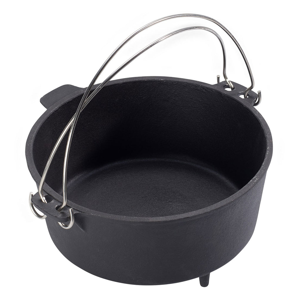 ECHTWERK Dutch Oven Gusseisen BBQ Kochtopf ca. 4 L