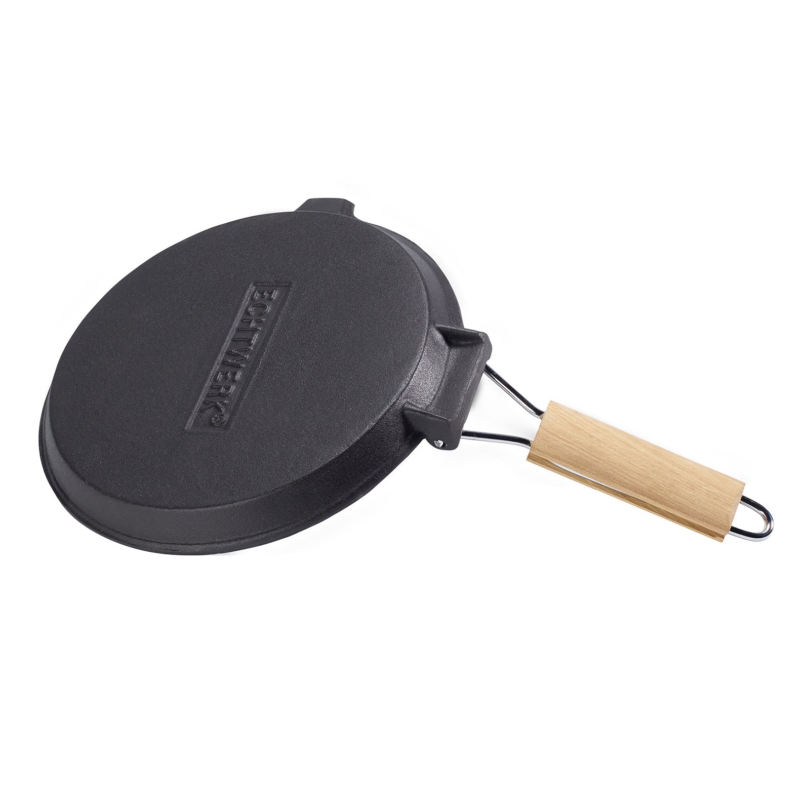 ECHTWERK Grillpfanne aus Gusseisen und Emaille-Beschichtung 24cm