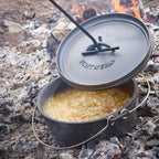 ECHTWERK 7-tlg. Dutch Oven Set aus Gusseisen in Holzkiste