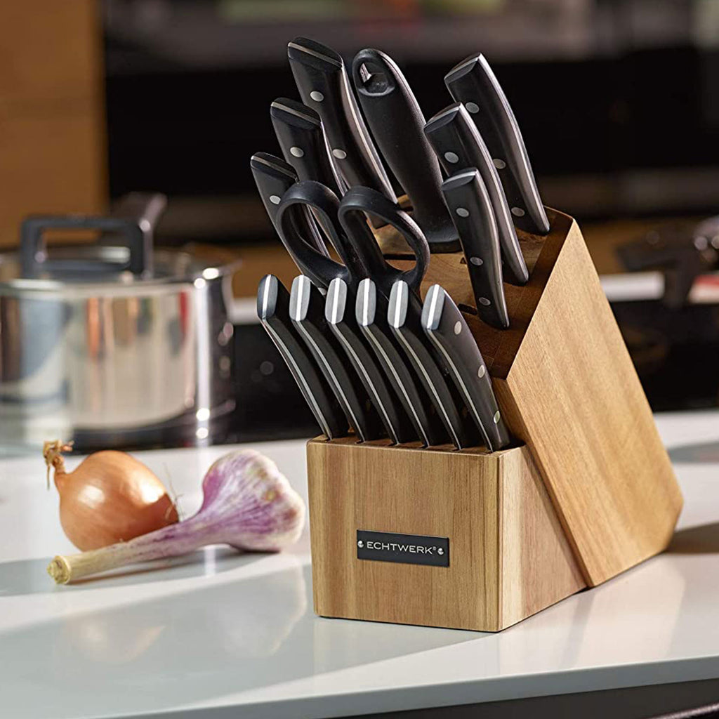 ECHTWERK Messerblock Set "Premium" aus Stahl