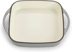 ECHTWERK Universalbräter und Pfanne 2-in-1 Set Grau aus Gusseisen 1,5 L