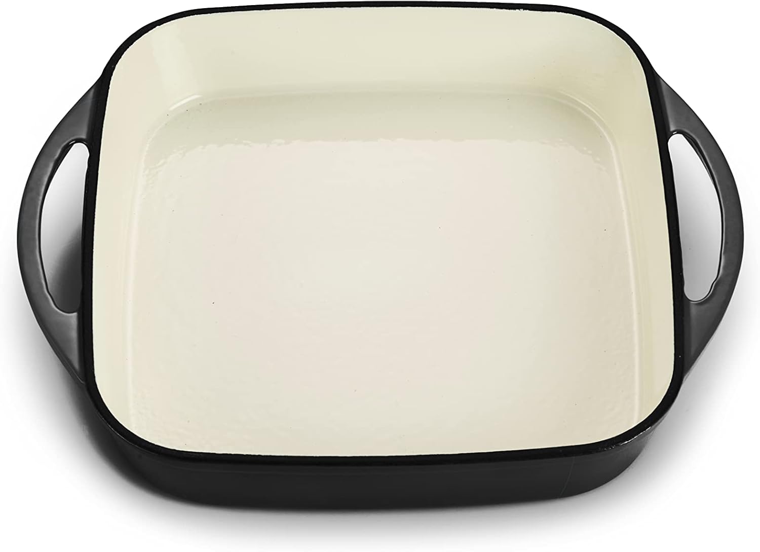 ECHTWERK Universalbräter und Pfanne 2-in-1 Set Schwarz aus Gusseisen 1,5 L