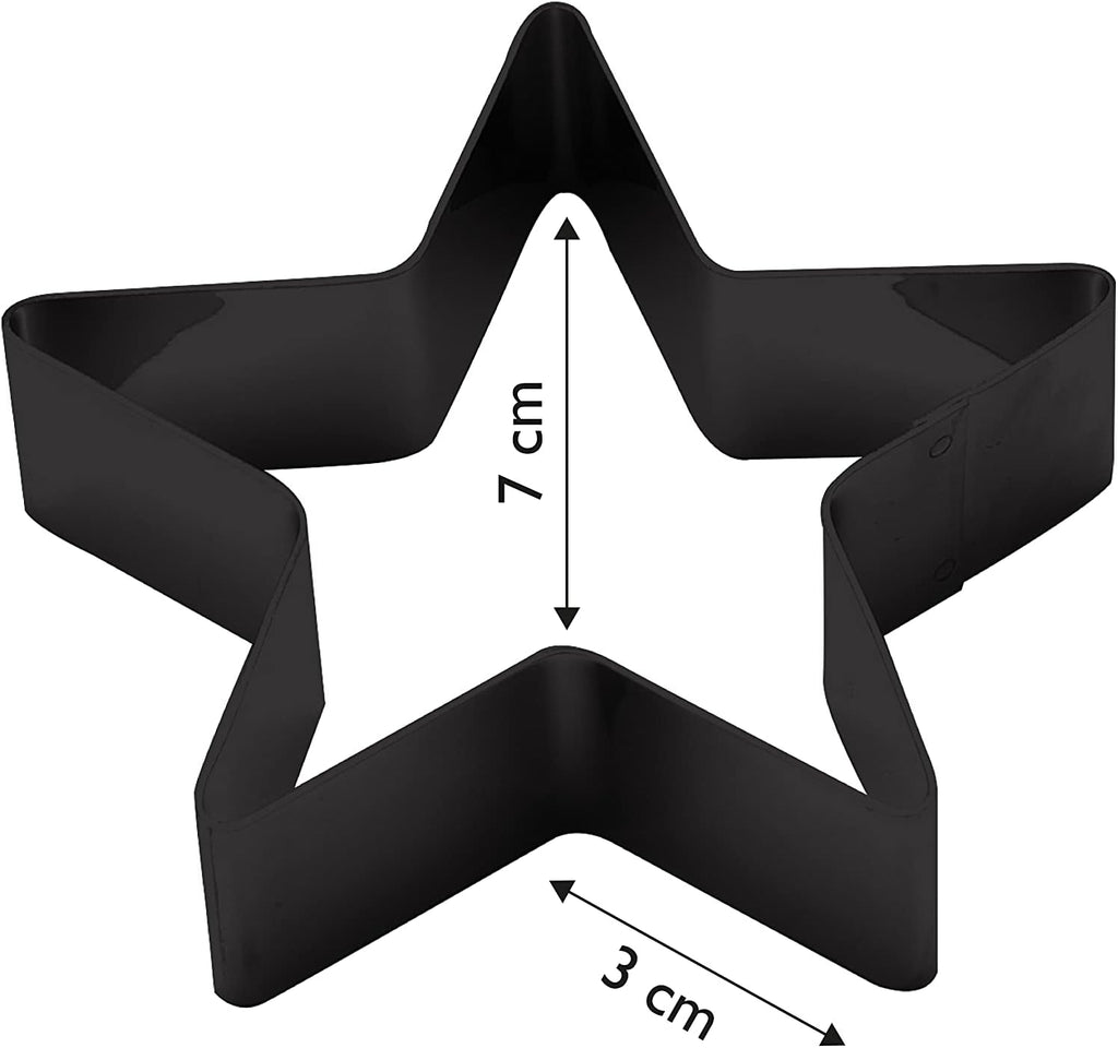 ECHTWERK Serviettenring-Set aus Edelstahl Schwarz