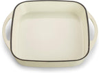 ECHTWERK Universalbräter und Pfanne 2-in-1 Set Creme aus Gusseisen 1,5 L