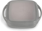 ECHTWERK Universalbräter und Pfanne 2-in-1 Set Grau aus Gusseisen 1,5 L