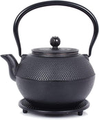 ECHTWERK Teeservice aus Gusseisen Schwarz 1,1 L