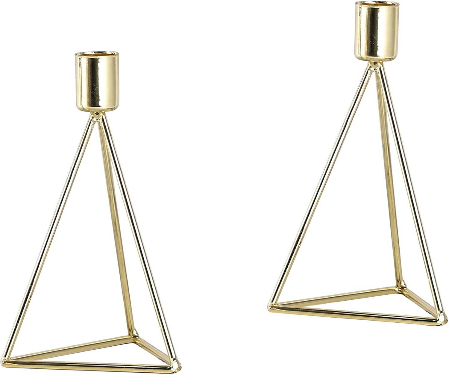 ECHTWERK 2-tlg. Teelicht-/ Kerzenhalter Set "Modern Small" Gold