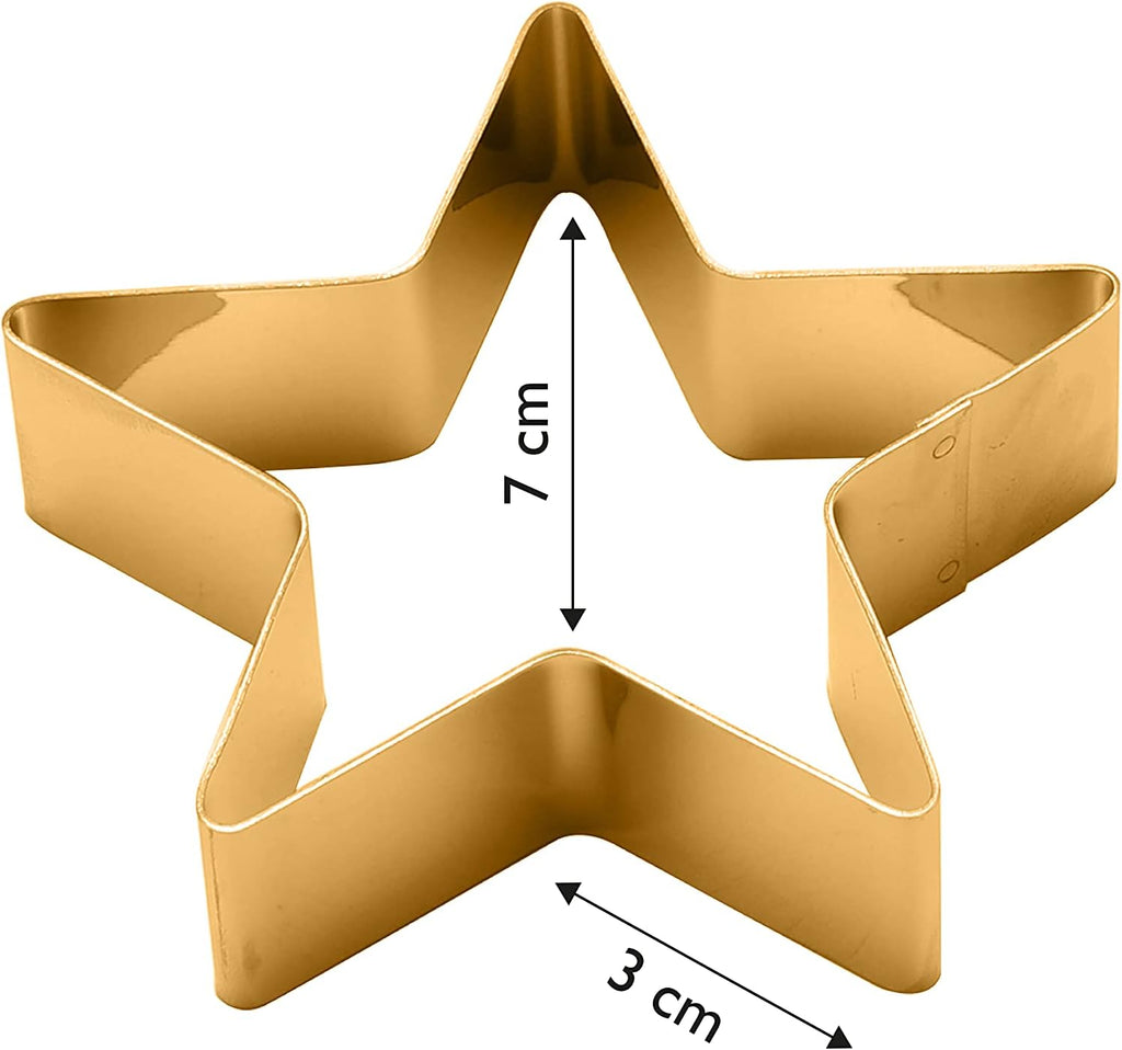 ECHTWERK Serviettenring-Set aus Edelstahl Gold