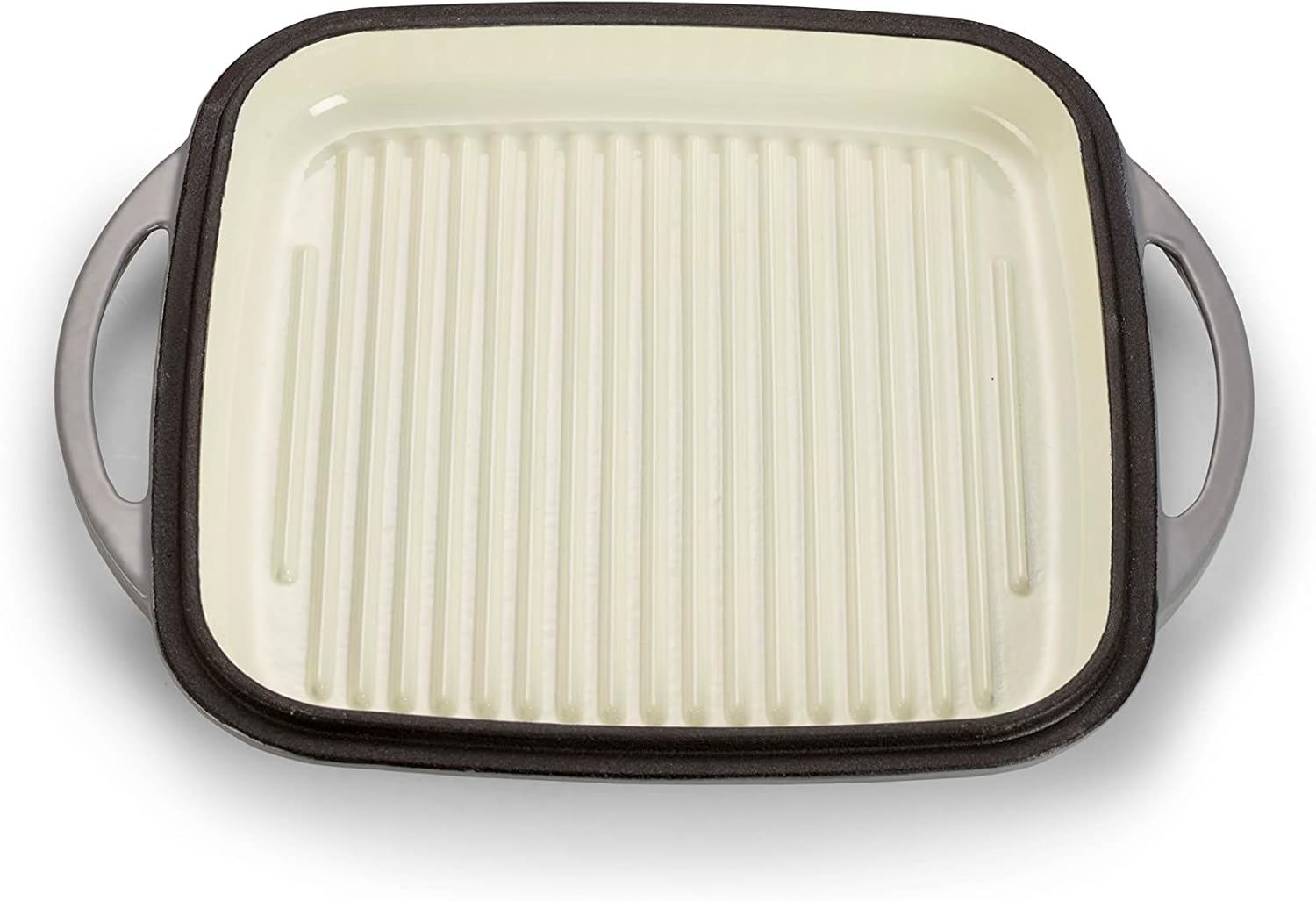 ECHTWERK Universalbräter und Pfanne 2-in-1 Set Grau aus Gusseisen 1,5 L