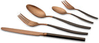 ECHTWERK Tafelbesteck Positano Due-Bronze/Black Edition Schwarz aus Edelstahl