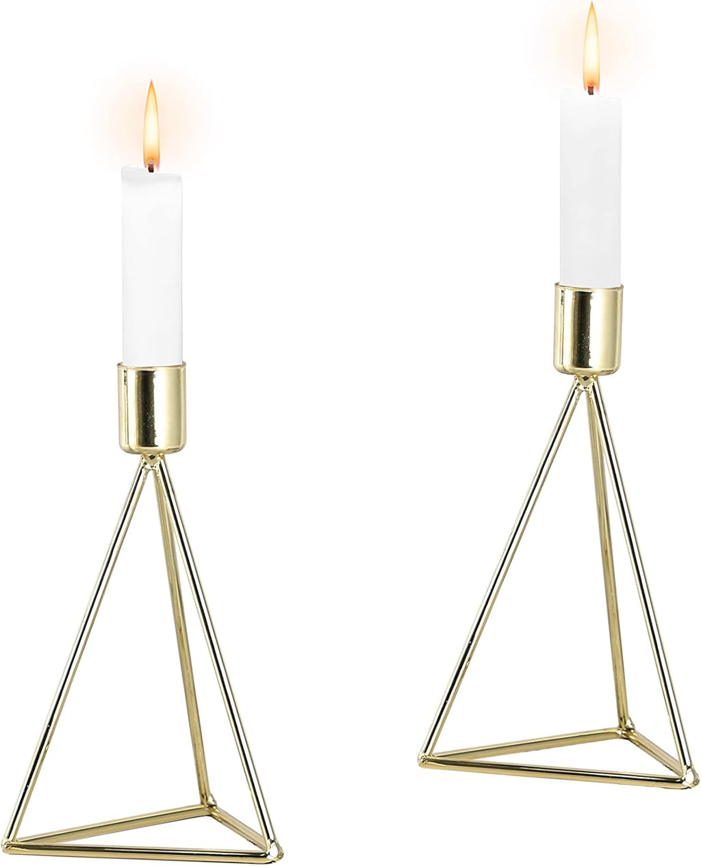 ECHTWERK 2-tlg. Teelicht-/ Kerzenhalter Set "Modern Small" Gold