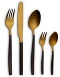 ECHTWERK Tafelbesteck Positano Due-Gold/Black Edition aus Edelstahl