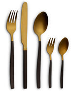 ECHTWERK Tafelbesteck Positano Due-Gold/Black Edition aus Edelstahl
