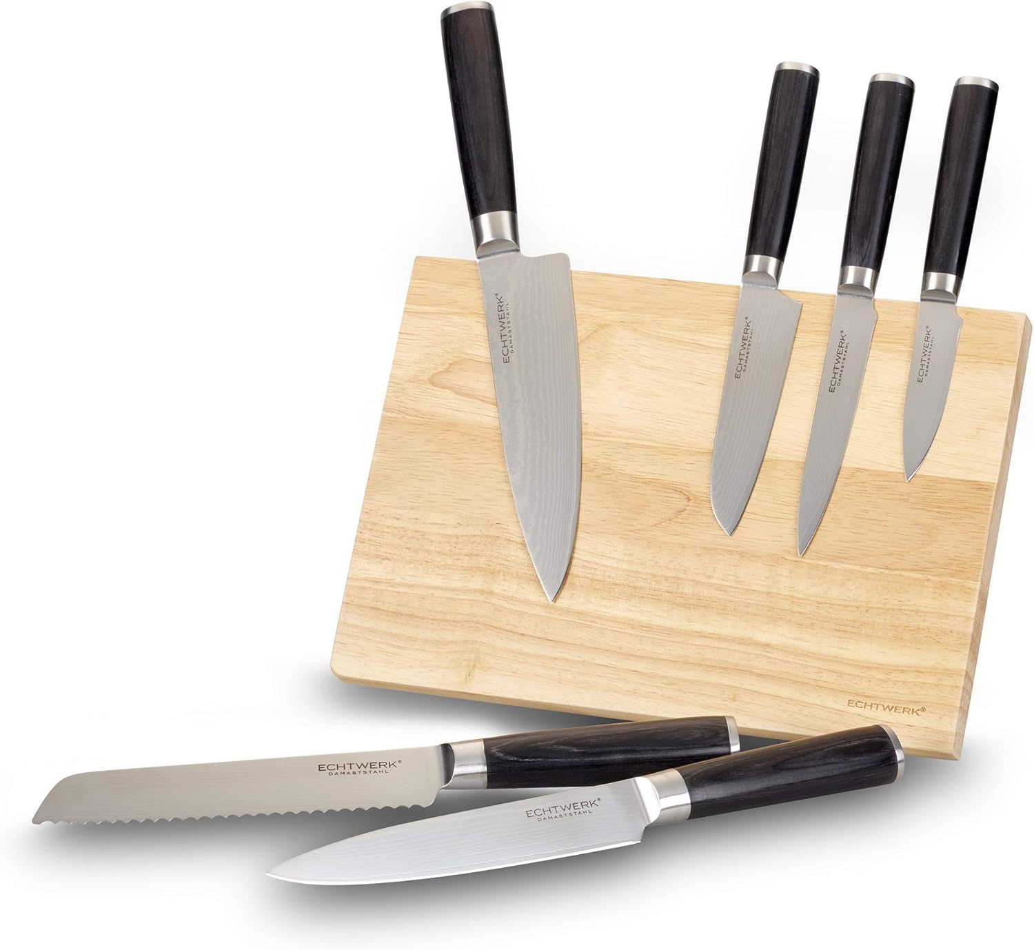 ECHTWERK Damastmesser Set 7-tlg