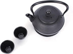 ECHTWERK Teeservice aus Gusseisen Schwarz 1,1 L