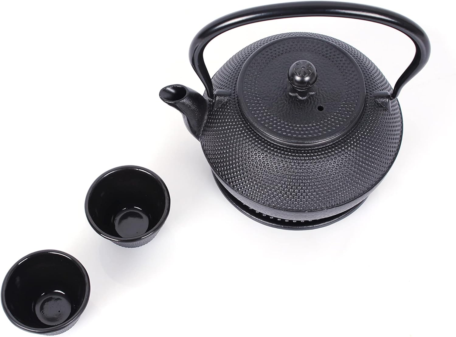 ECHTWERK Teeservice aus Gusseisen Schwarz 1,1 L