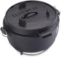 ECHTWERK Dutch Oven Gusseisen BBQ Kochtopf ca. 4 L