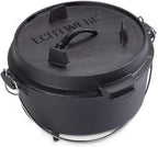 ECHTWERK Dutch Oven Gusseisen BBQ Kochtopf ca. 4 L