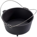 ECHTWERK Dutch Oven Feuertopf / Schmortopf Big 31,5 x 21 cm aus Gusseisen und Emaille-Beschichtung mit passendem Deckel