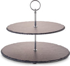 ECHTWERK EW-ET-1778 Etagere-/ Servier-Ablage für Gebäck Silber aus Metall