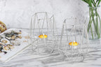 ECHTWERK 2-tlg. Teelicht-/ Kerzenhalter Set "Vintage Big" Silber