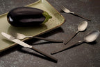 ECHTWERK Tafelbesteck Positano Due-Silver/Black Edition Schwarz aus Edelstahl