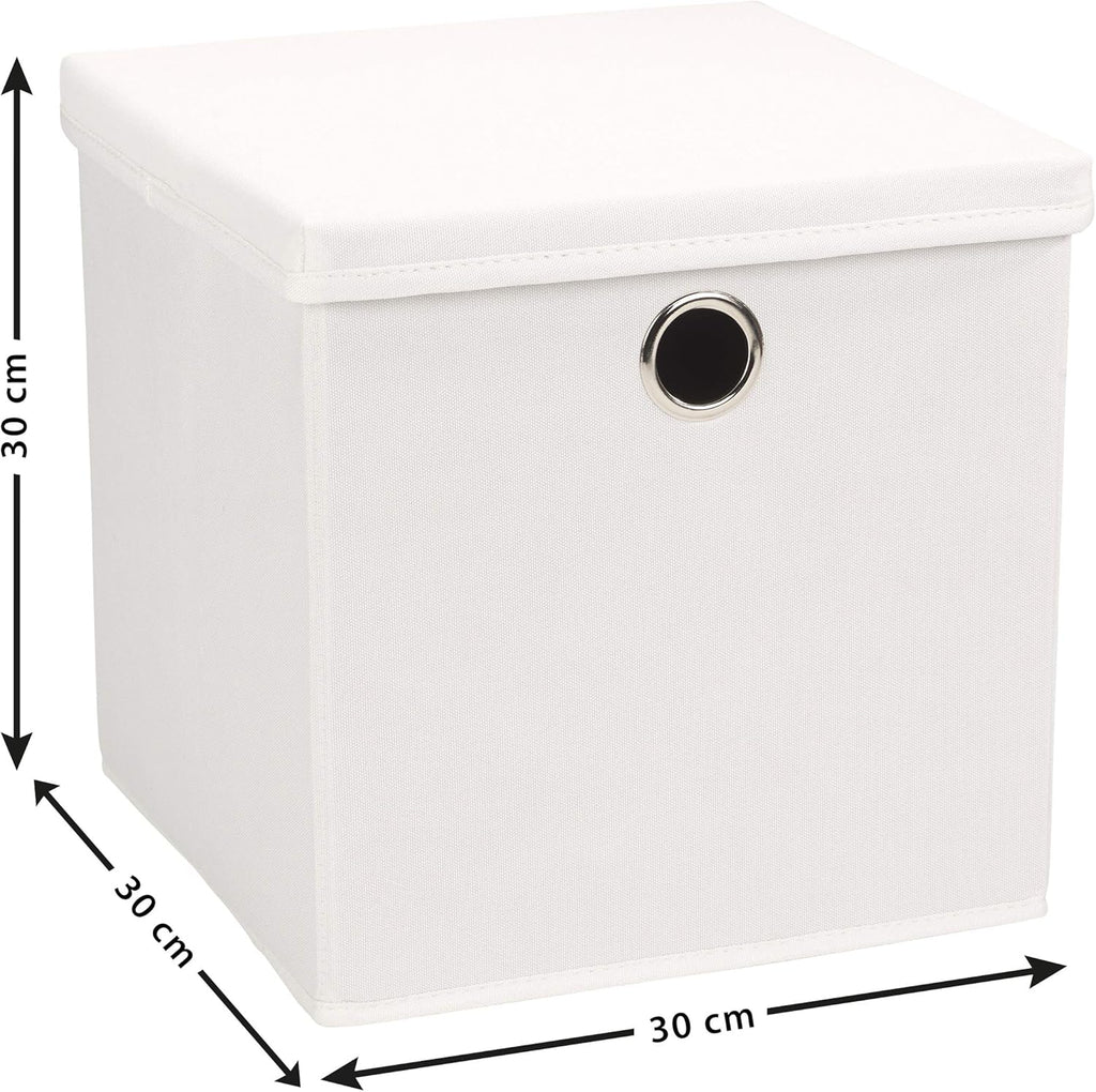 Aufbewahrungsbox mit Deckel aus Oxford-Stoff