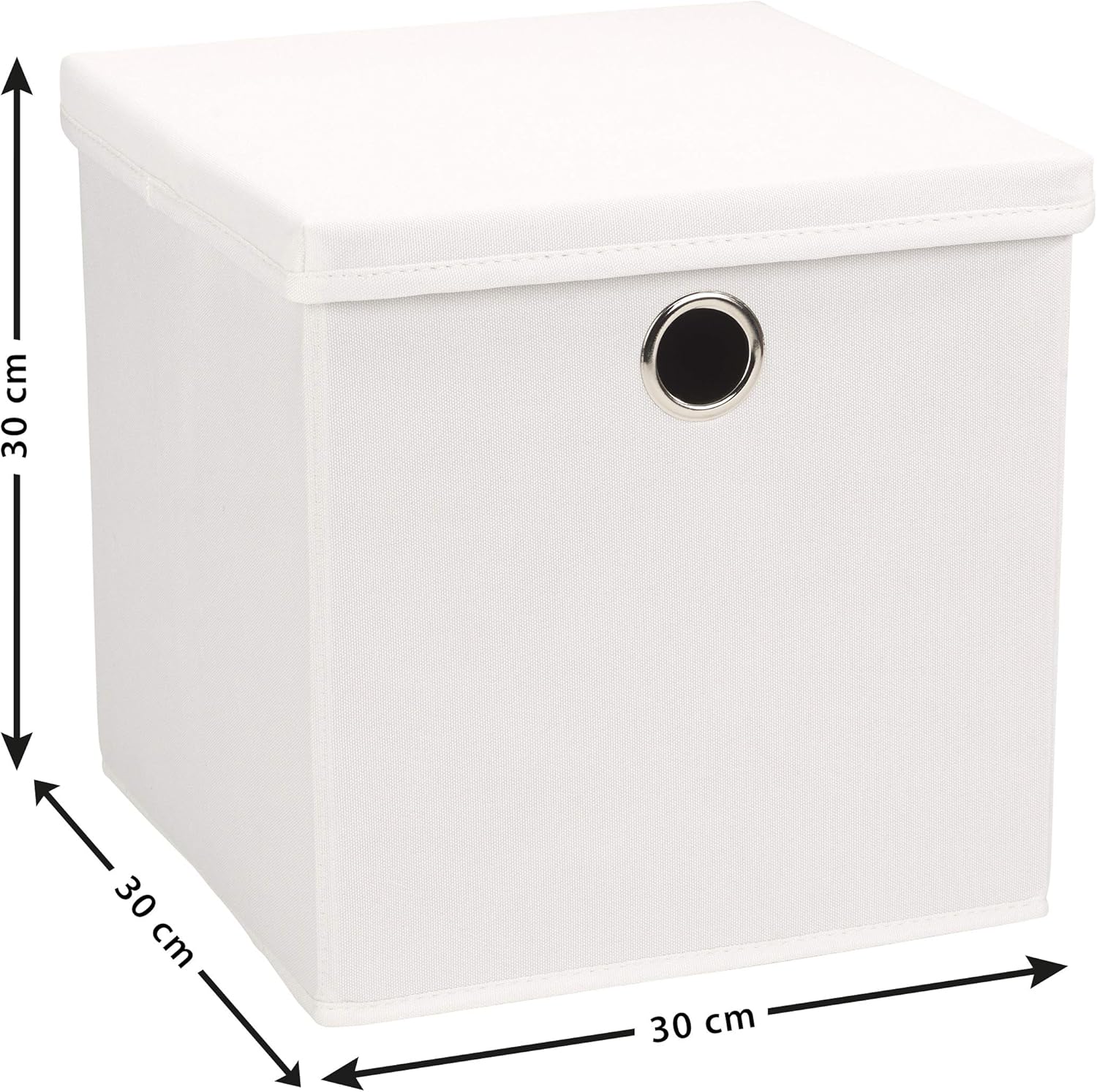 Aufbewahrungsbox mit Deckel aus Oxford-Stoff