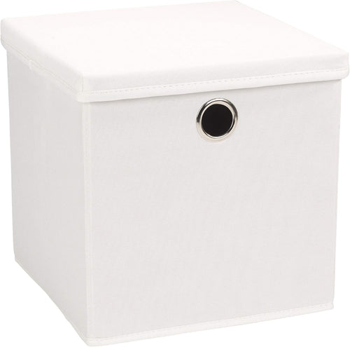 ECHTWERK Aufbewahrungsbox mit Deckel 30x30x30 cm Weiß