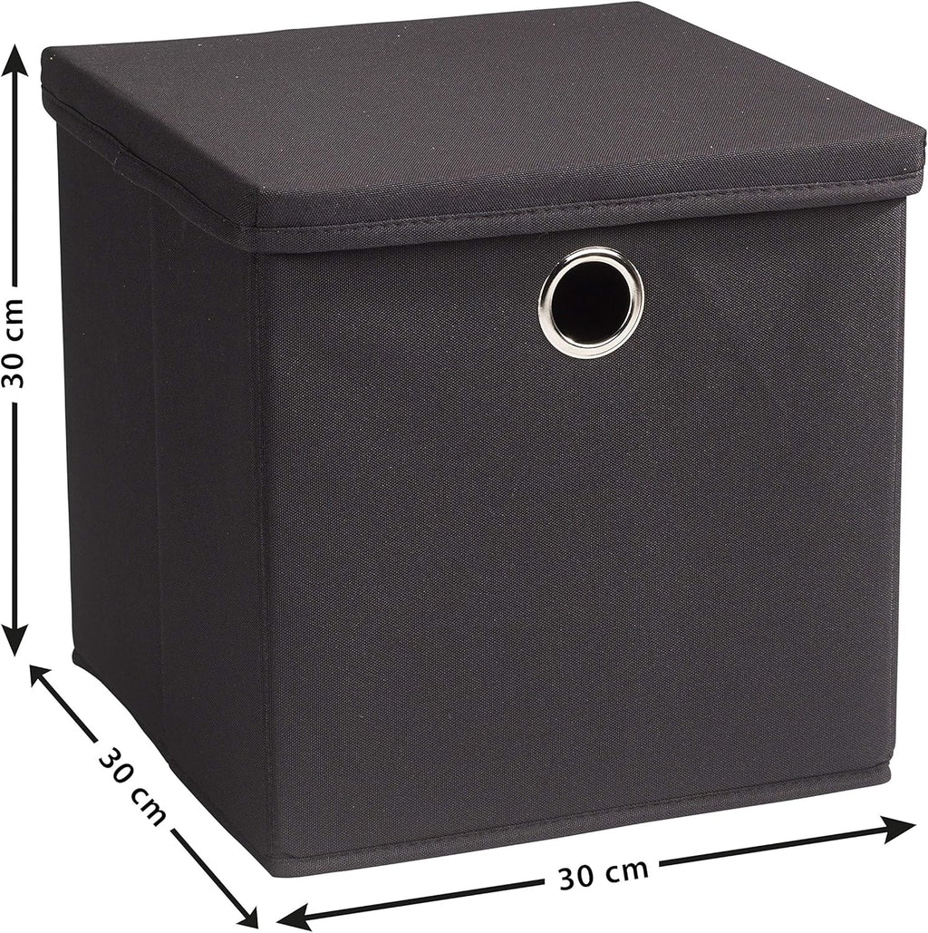 Aufbewahrungsbox mit Deckel aus Oxford-Stoff