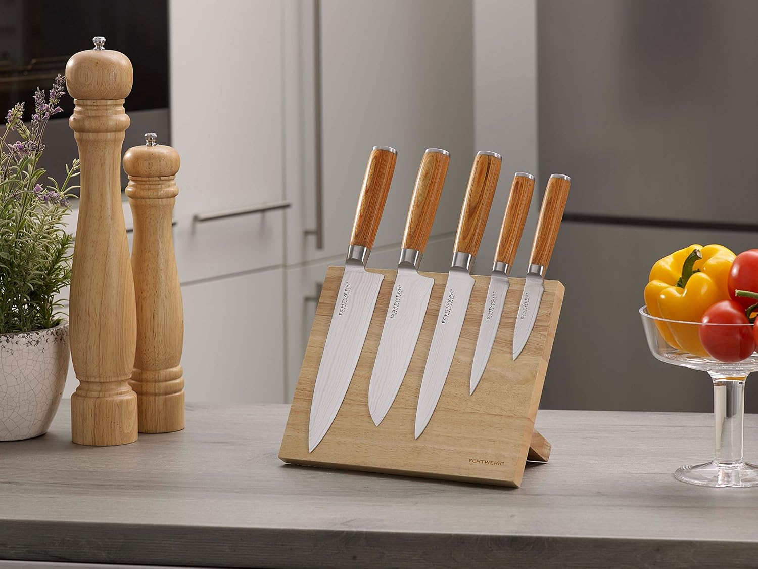ECHTWERK Damastmesser Set 6-tlg