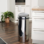 ECHTWERK Abfalleimer Mülleimer mit Sensor INOX aus Edelstahl 42 Liter