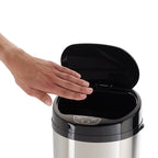 ECHTWERK Abfalleimer Mülleimer mit Sensor INOX aus Edelstahl 42 Liter