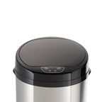 ECHTWERK Abfalleimer Mülleimer mit Sensor INOX aus Edelstahl 42 Liter