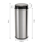ECHTWERK Abfalleimer Mülleimer mit Sensor INOX aus Edelstahl 42 Liter